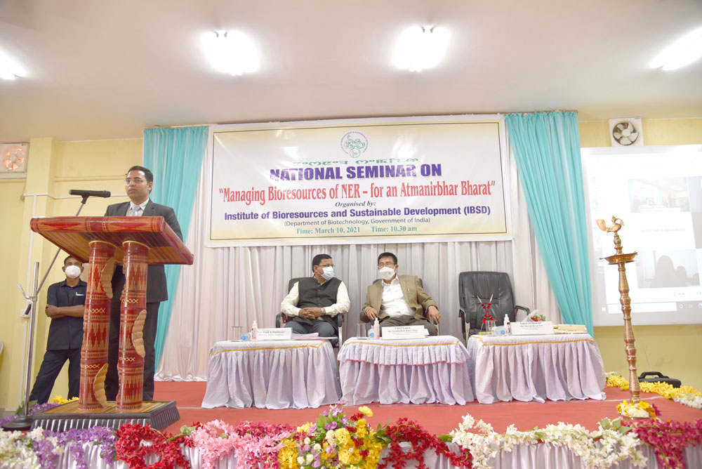 National Seminar on Managing Bioresources of NER - for an Atmanirbhar Bharat on March 10, 2021photos