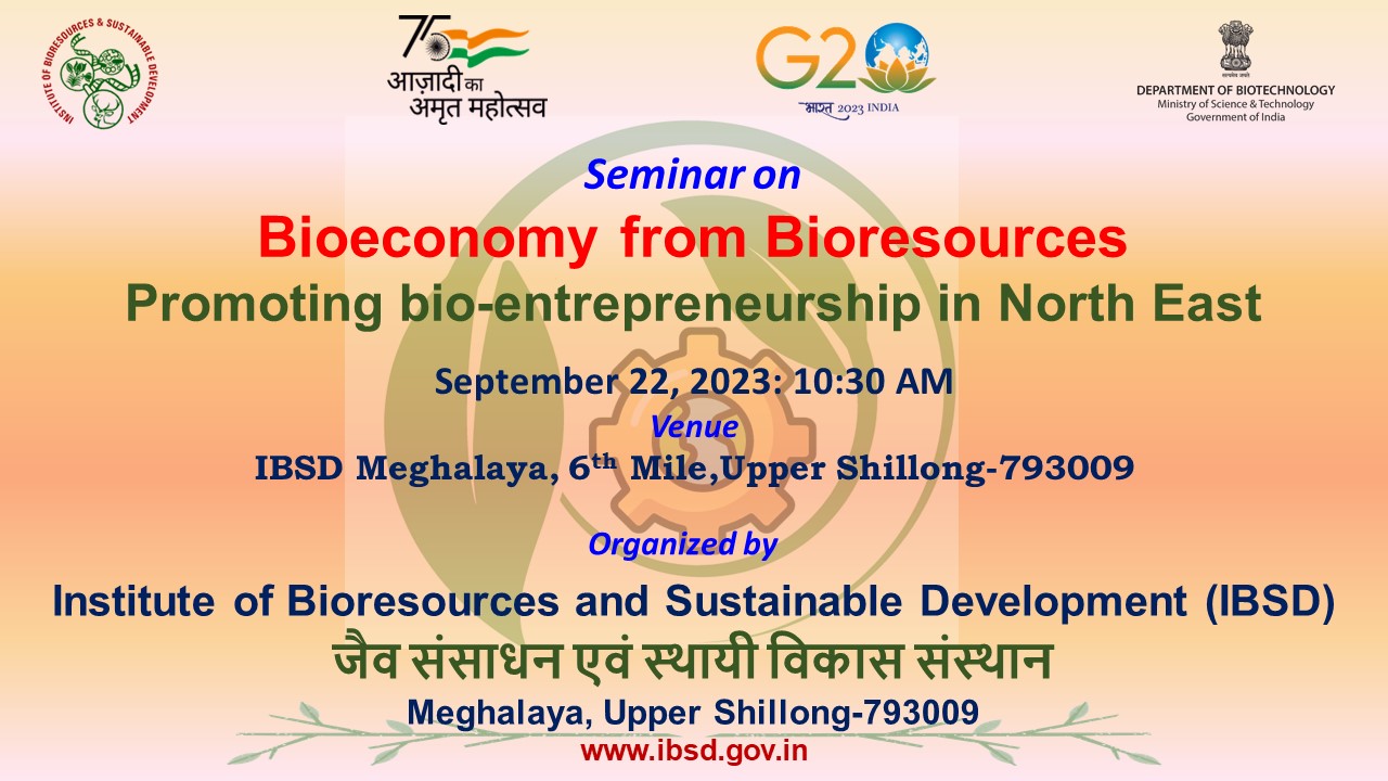 Seminar on Bioeconomy from Bioresources (Series-II) photos