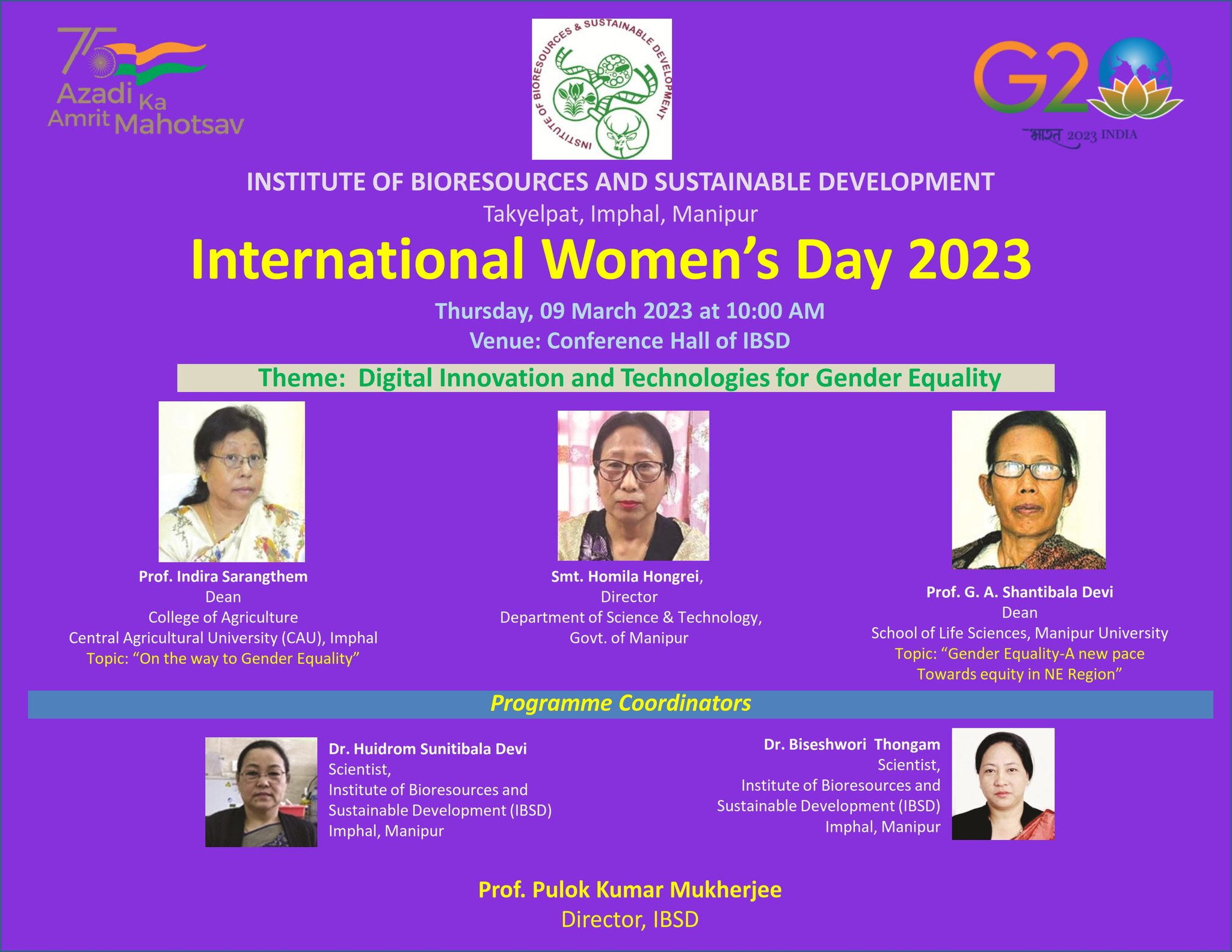 IBSD has celebrated the International Woman's Day at IBSD, Imphal