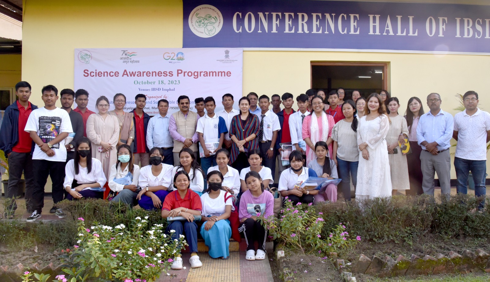 IBSD organised Scientific Awareness Program and interactions of the scientists and research scholars with the students of the relief Camps of Manipur on 18th October 2023