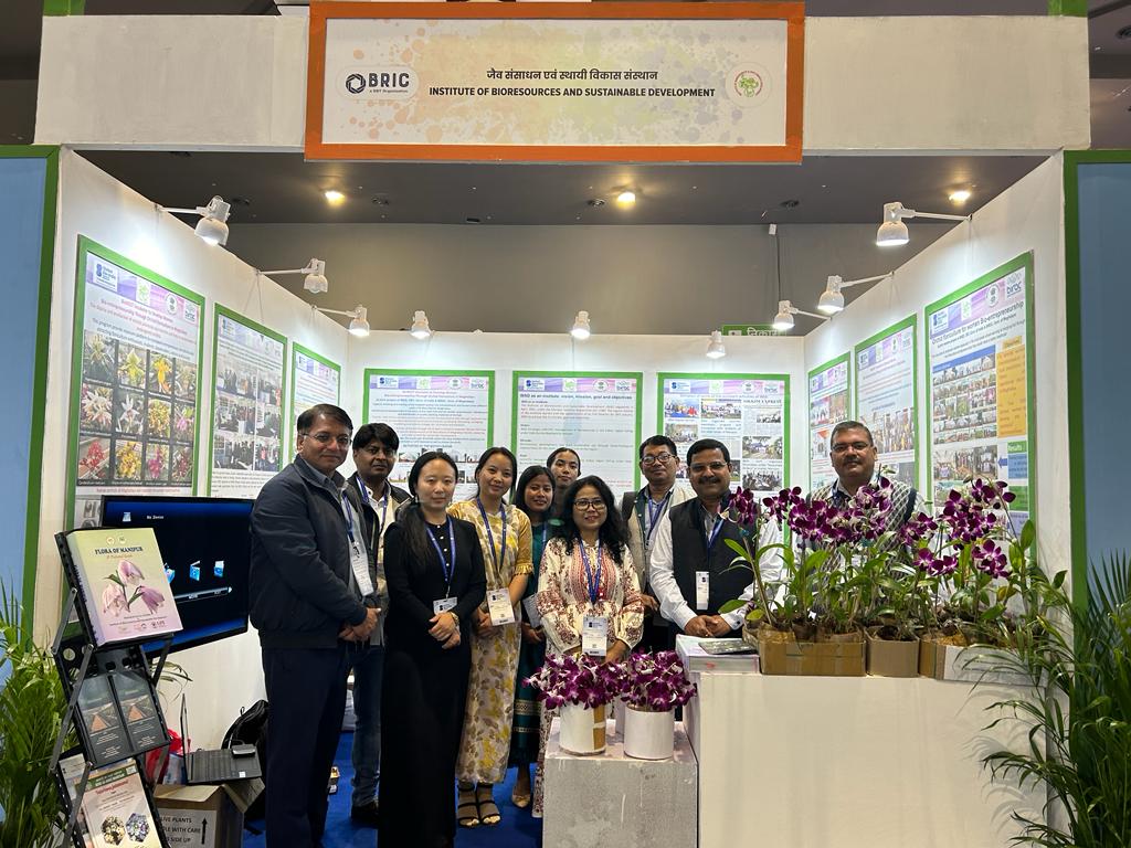IBSD participated in Global Bio-India 2023 and highlighted various research activities and outreach programs for the development of Bioeconomy from Bioresources of Northeast.