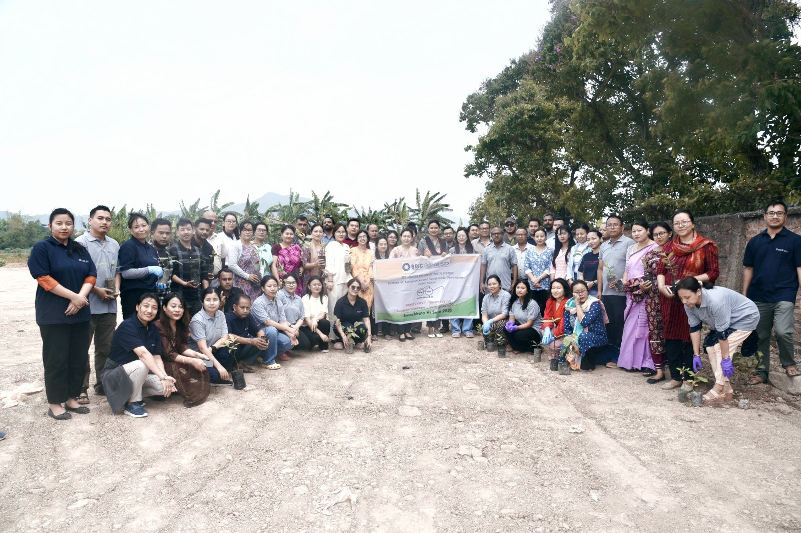 BRIC-IBSD carried out tree plantation drive at Imphal and Shillong in connection with Swachhata Pakhwada 2025 photo